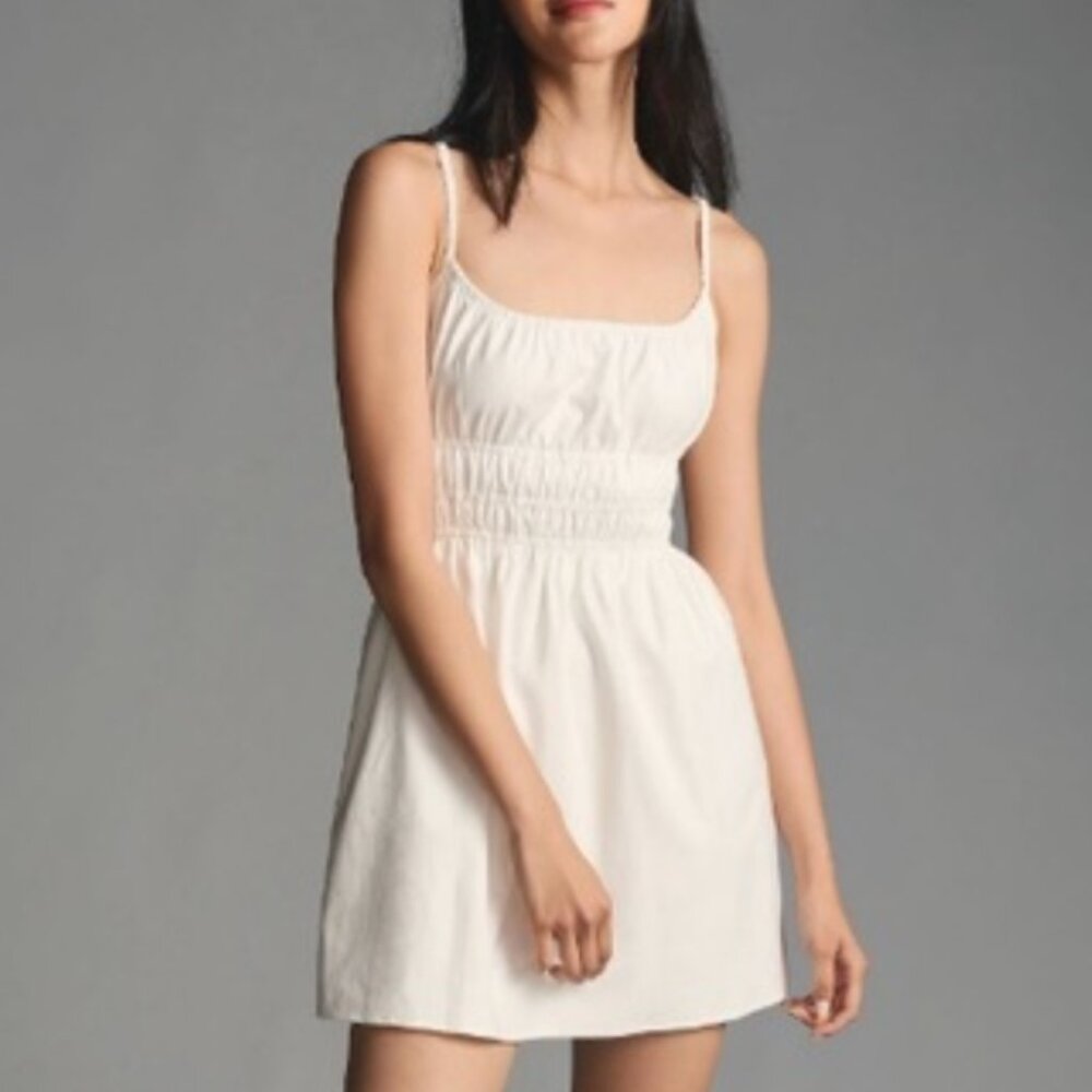 Reformation White Mini Dress